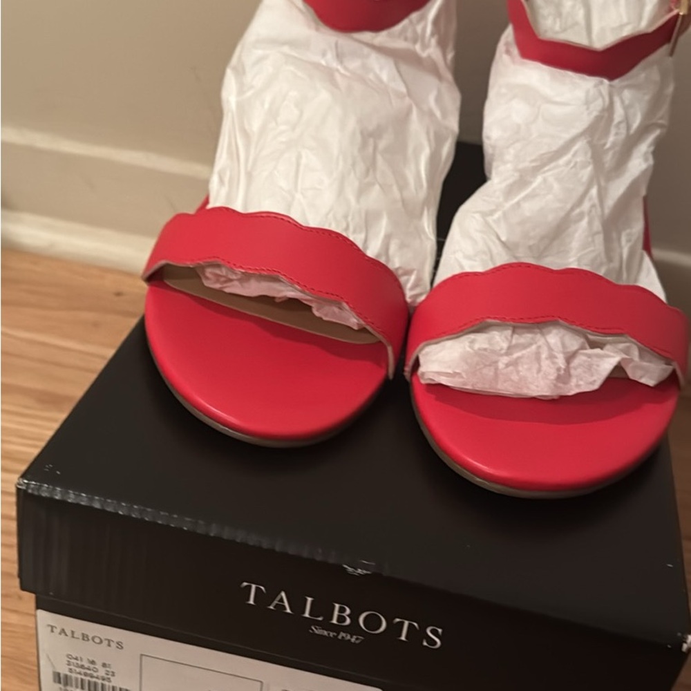 talbots kitten heel sandal